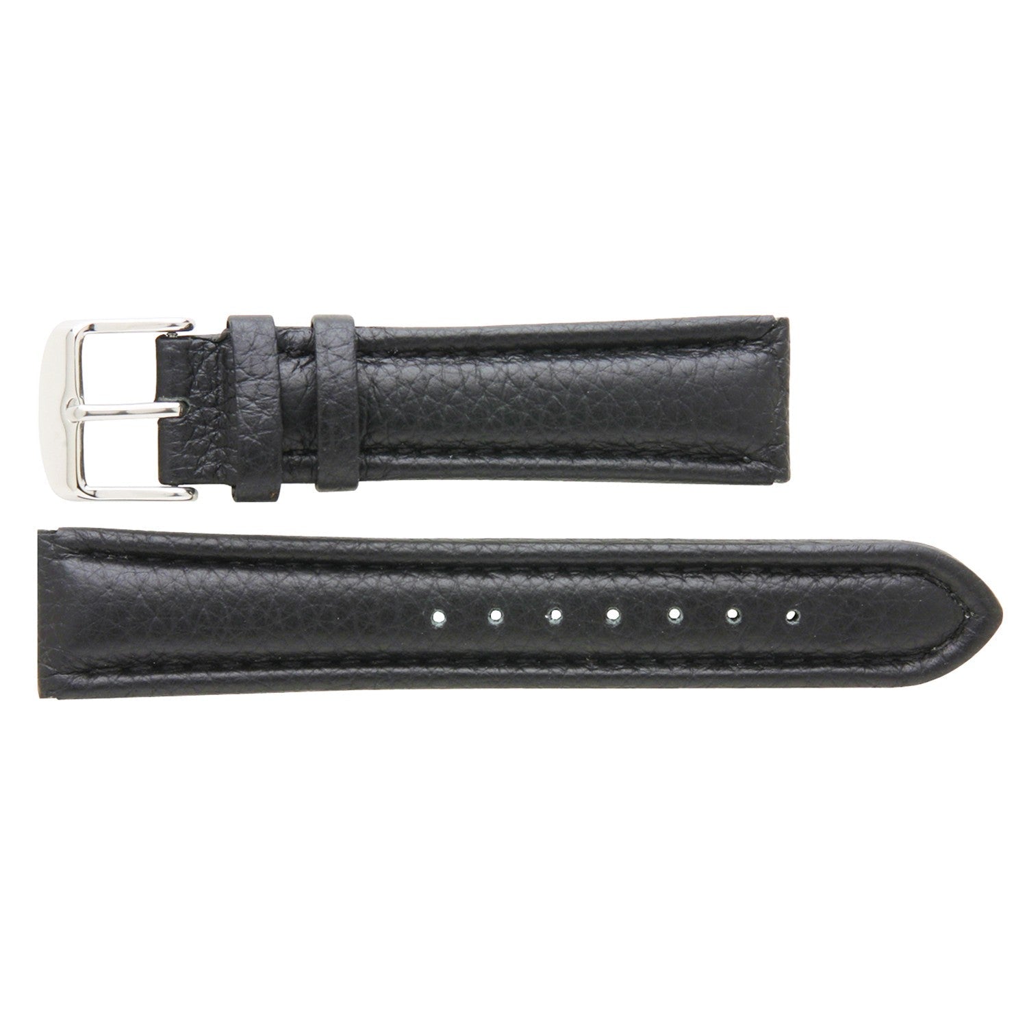 Banda No. 345 Long Buffalo Grain Fine Leather Straps (16mm~24mm)