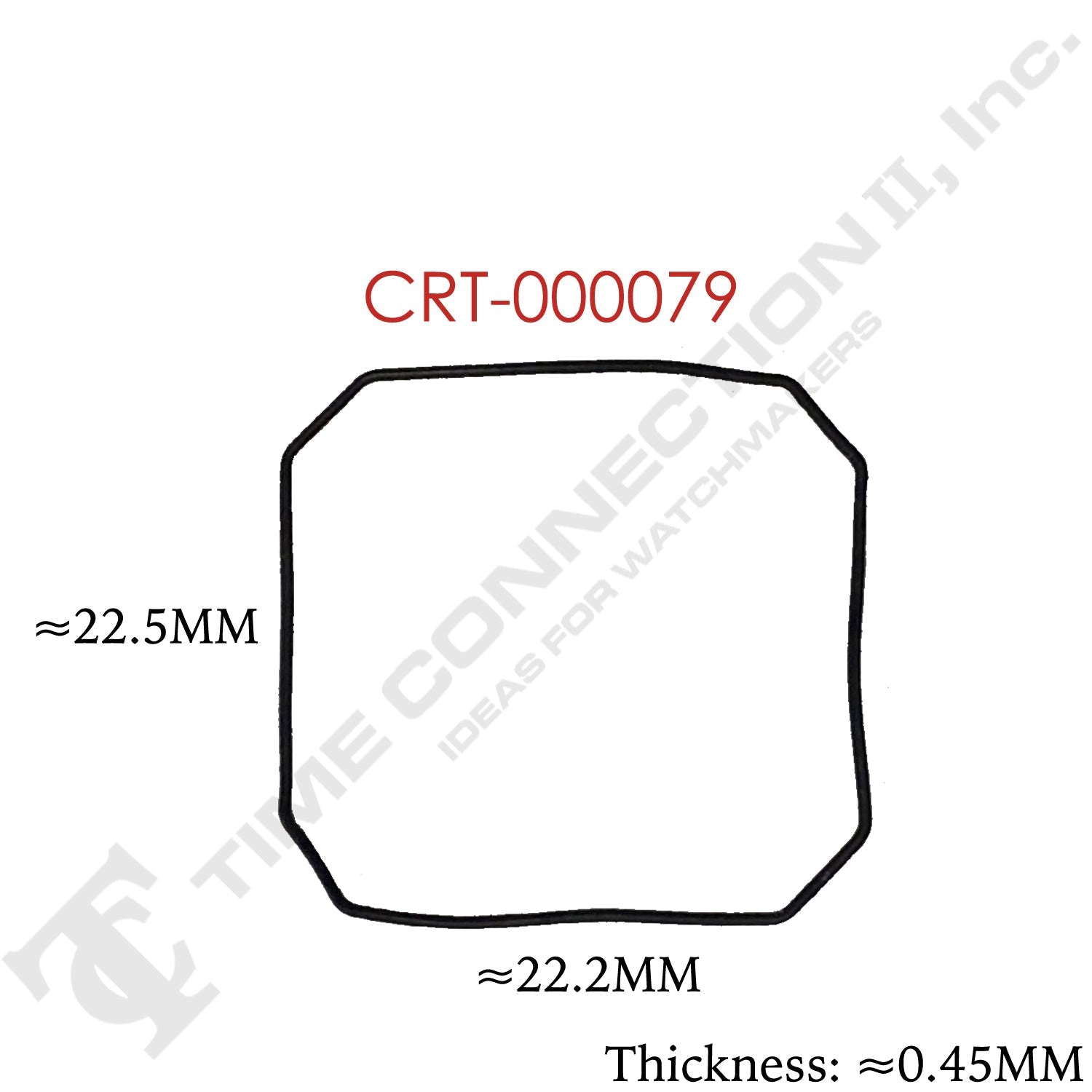 Original Cartier Unique Case Back / Crystal Gaskets for Cartier Watches