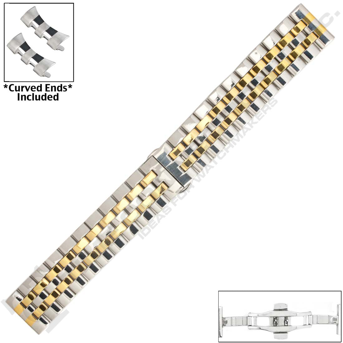 8007 Series Solid Stainless Steel Metal Bands (Straight or Curved Ends ...