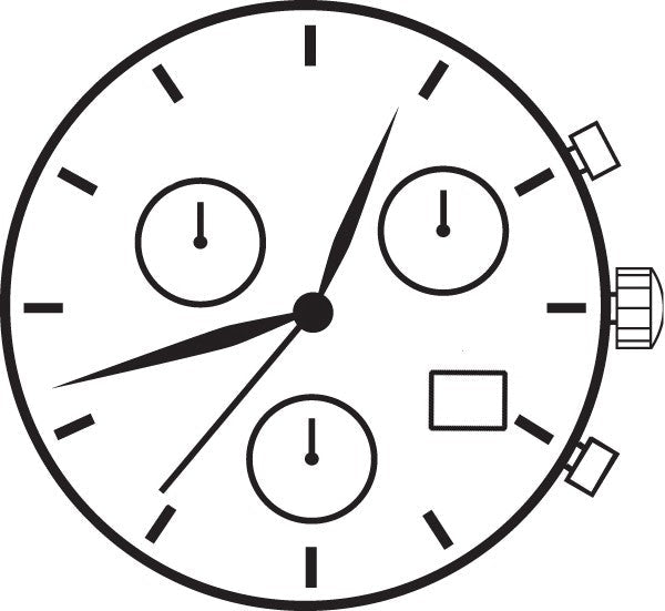 ETA G10.711-D4S Swiss Made Movement (Replaced ETA G10.71A-D4S)