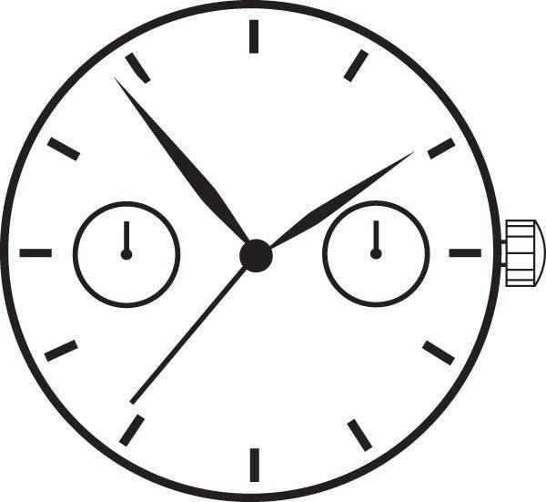 Hattori VX36-HCP Japan Quartz Movement Ht. 5.44MM
