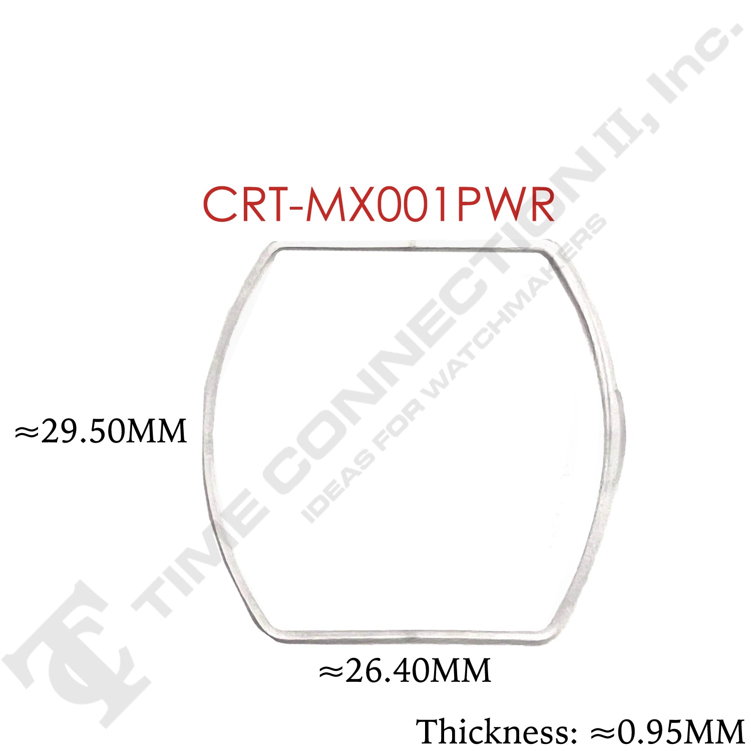 Original Cartier Barrel Case Back / Crystal Gaskets for Cartier Watches