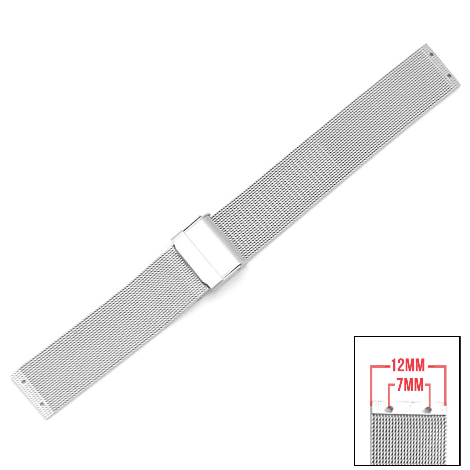 Screwing Stainless Steel Metal Mesh Replacement Band for Skagen Watches