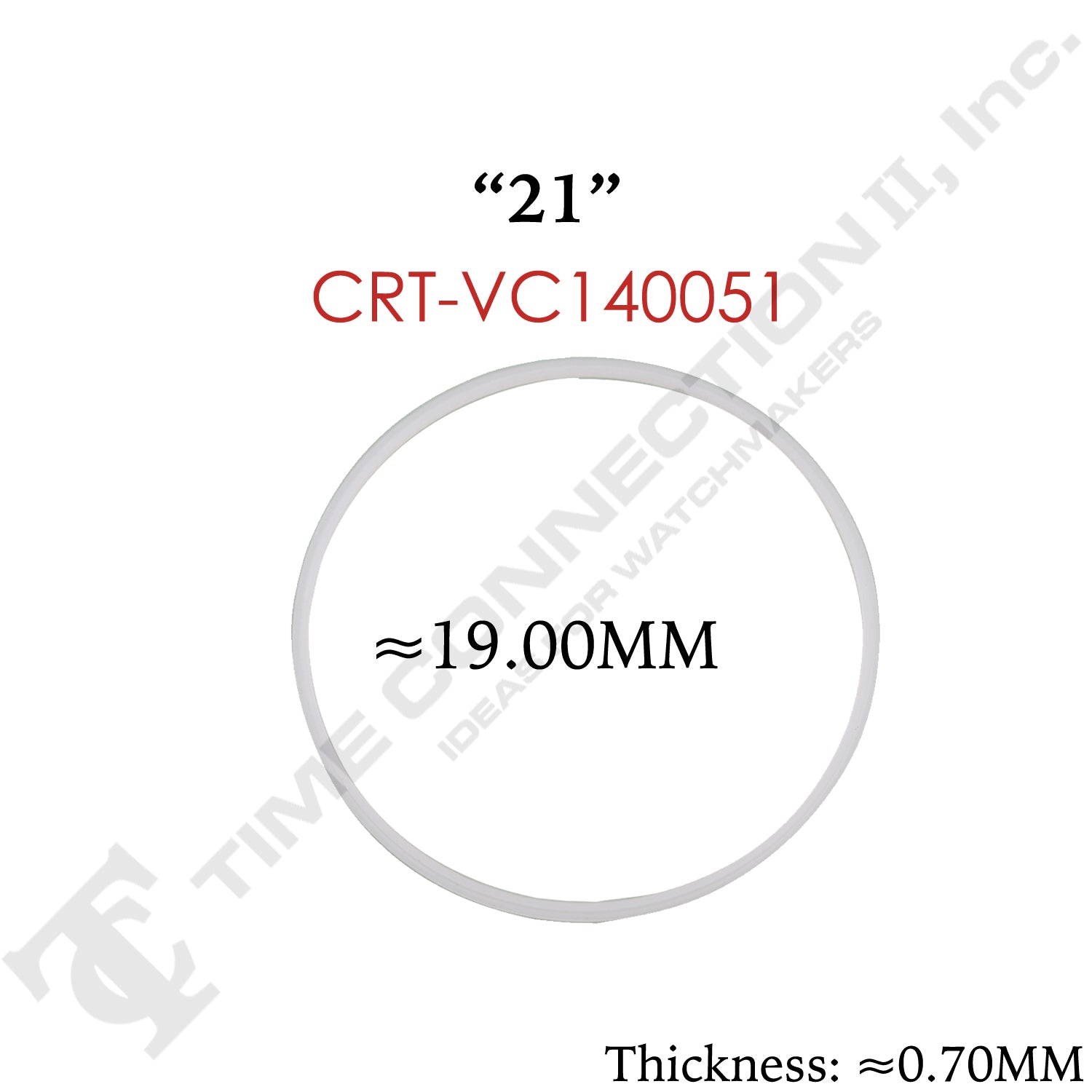 Original Cartier Round Case Back / Crystal Gaskets for Cartier Watches