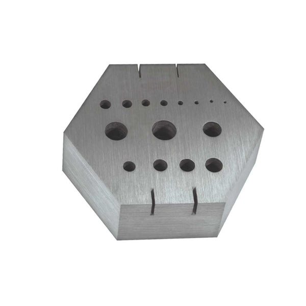 Horotec MSA 03.906 Polished Hardened Steel Riveting Stake (Hexagonal Shape)