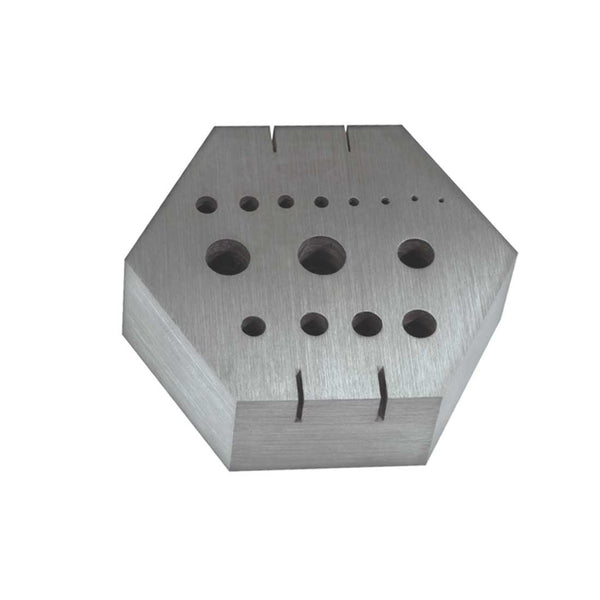 Horotec MSA03.906 Polished Hardened Steel Riveting Stake (Hexagonal Shape)
