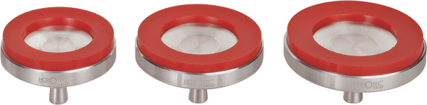 Horotec MSA 07.339 Assortment of 3 Red Suction Case Back Dies Compatible with Bergeon 5700