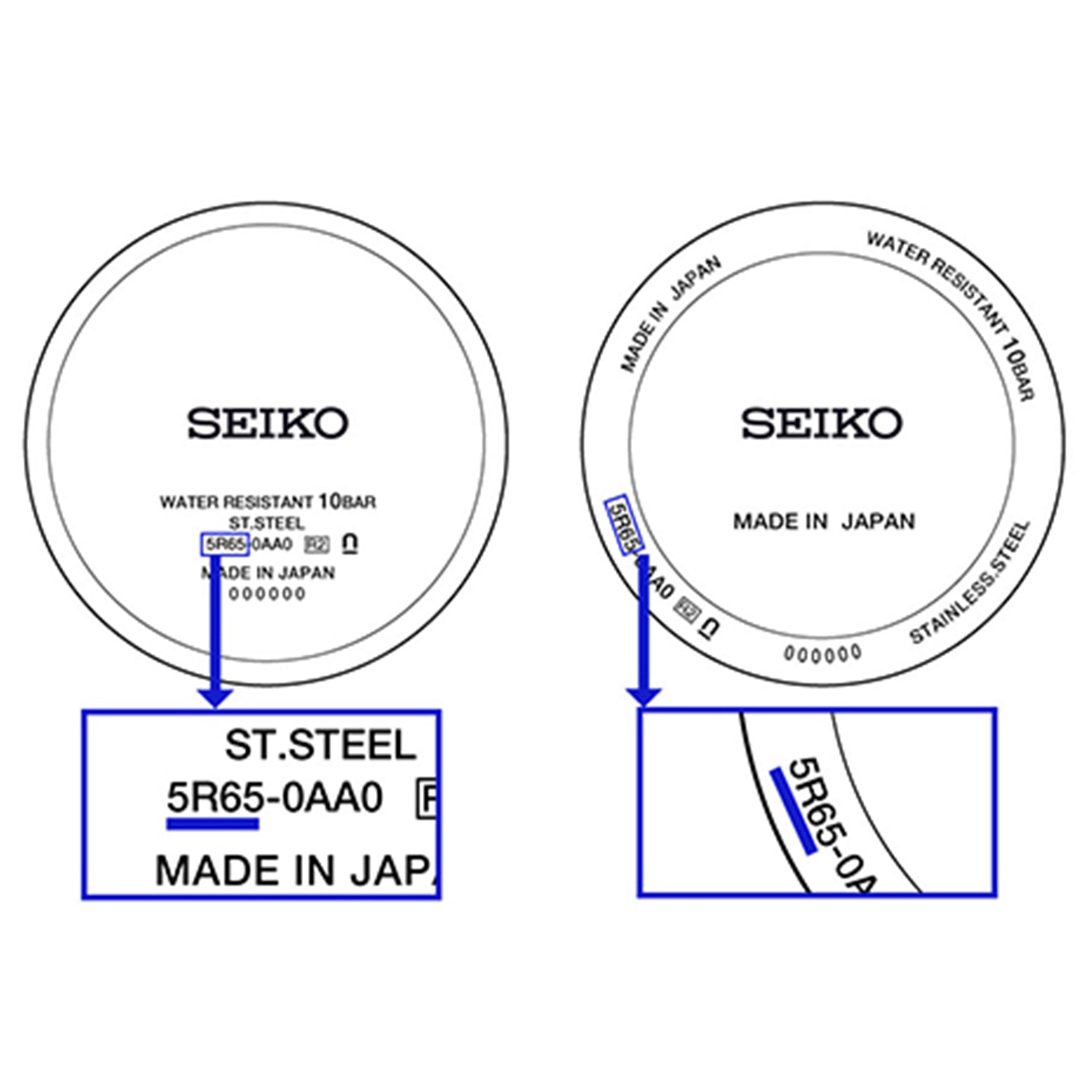 ESLN12JN01 Seiko Watch Crystal – Time Connection II, Inc