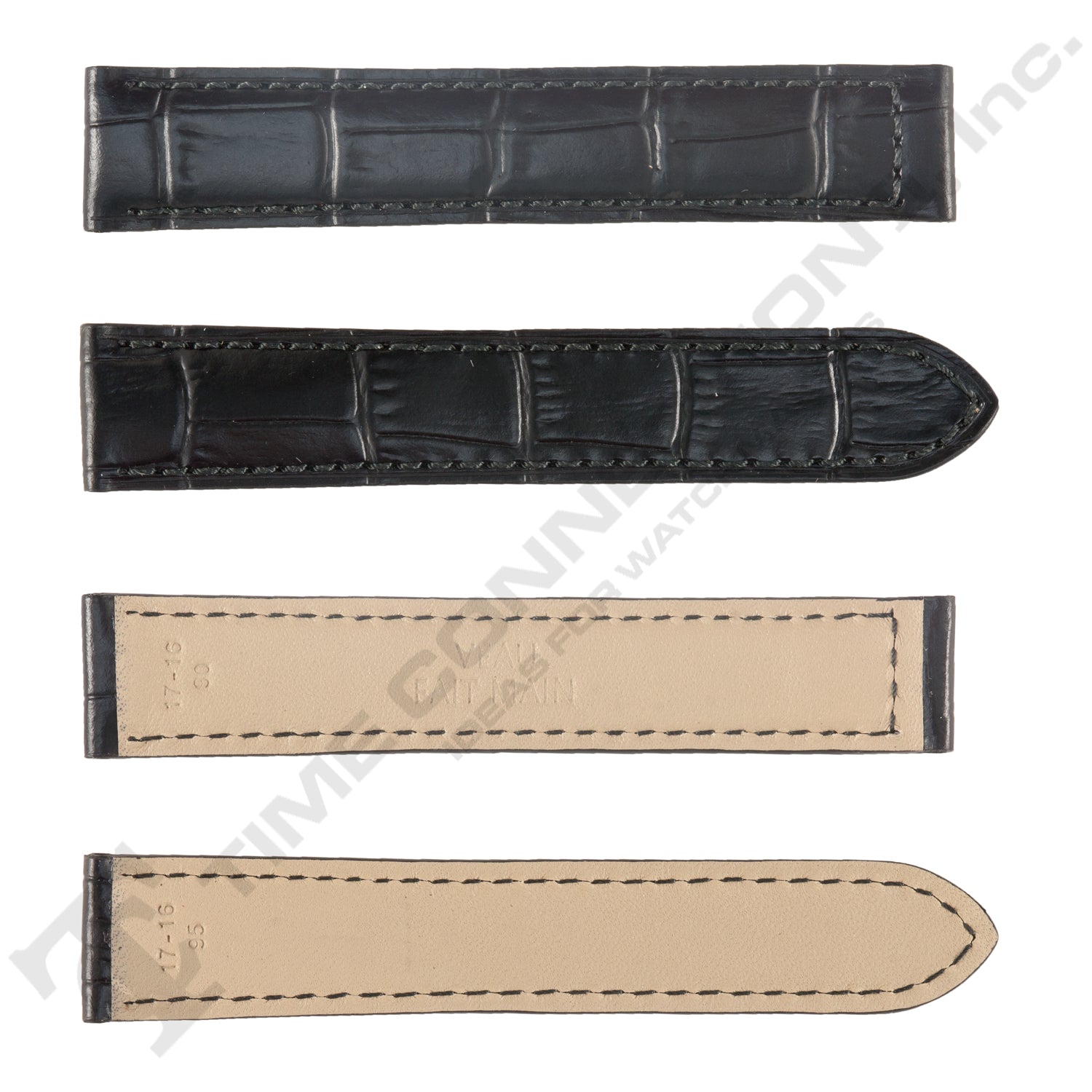 ZRC No. 729 Alligator Grain to fit Cartier Deployment Buckle Leather Straps(15mm~17mm)