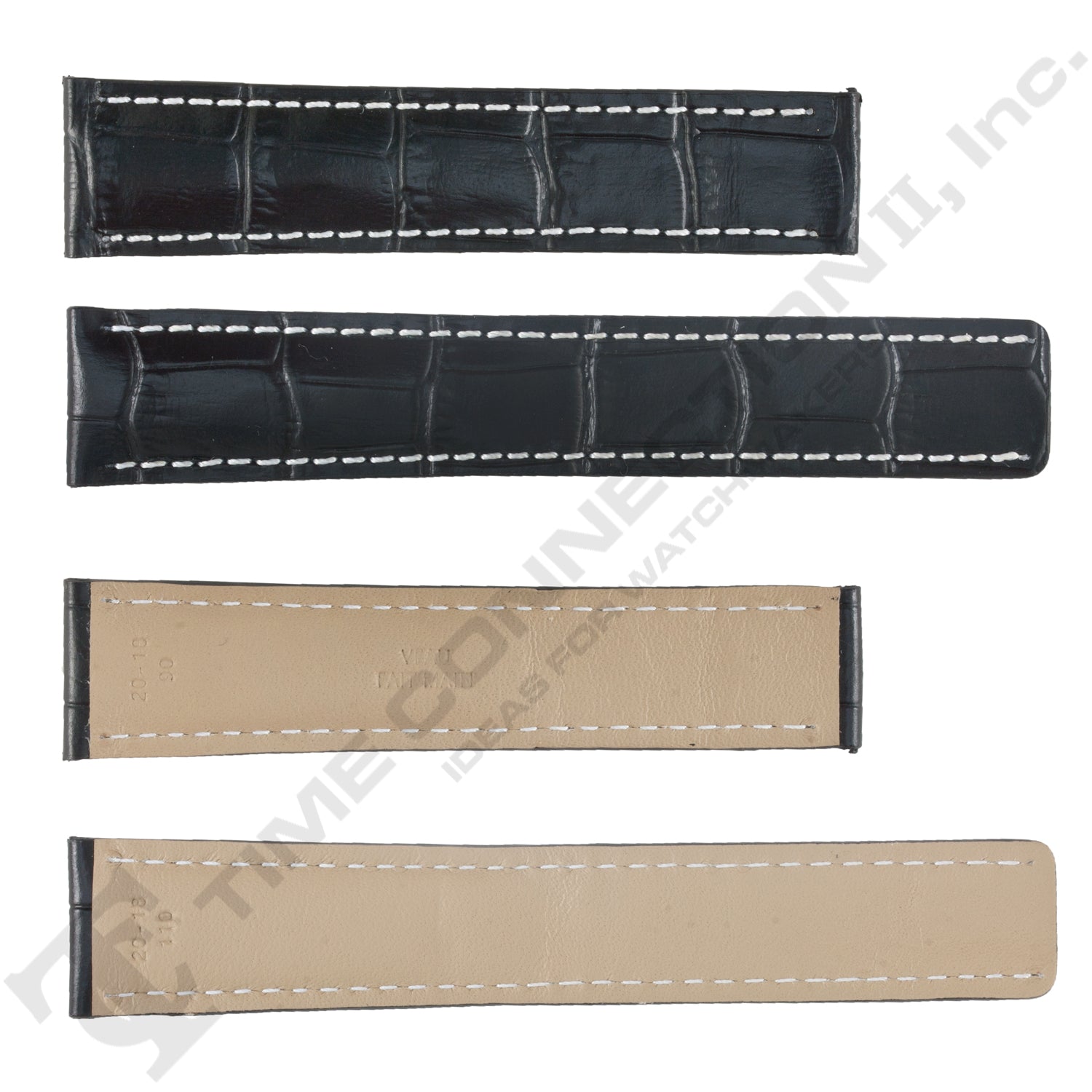 ZRC No. 799 Calf Grain to fit Breitling Deployment Buckle Leather Straps (20mm~22mm)