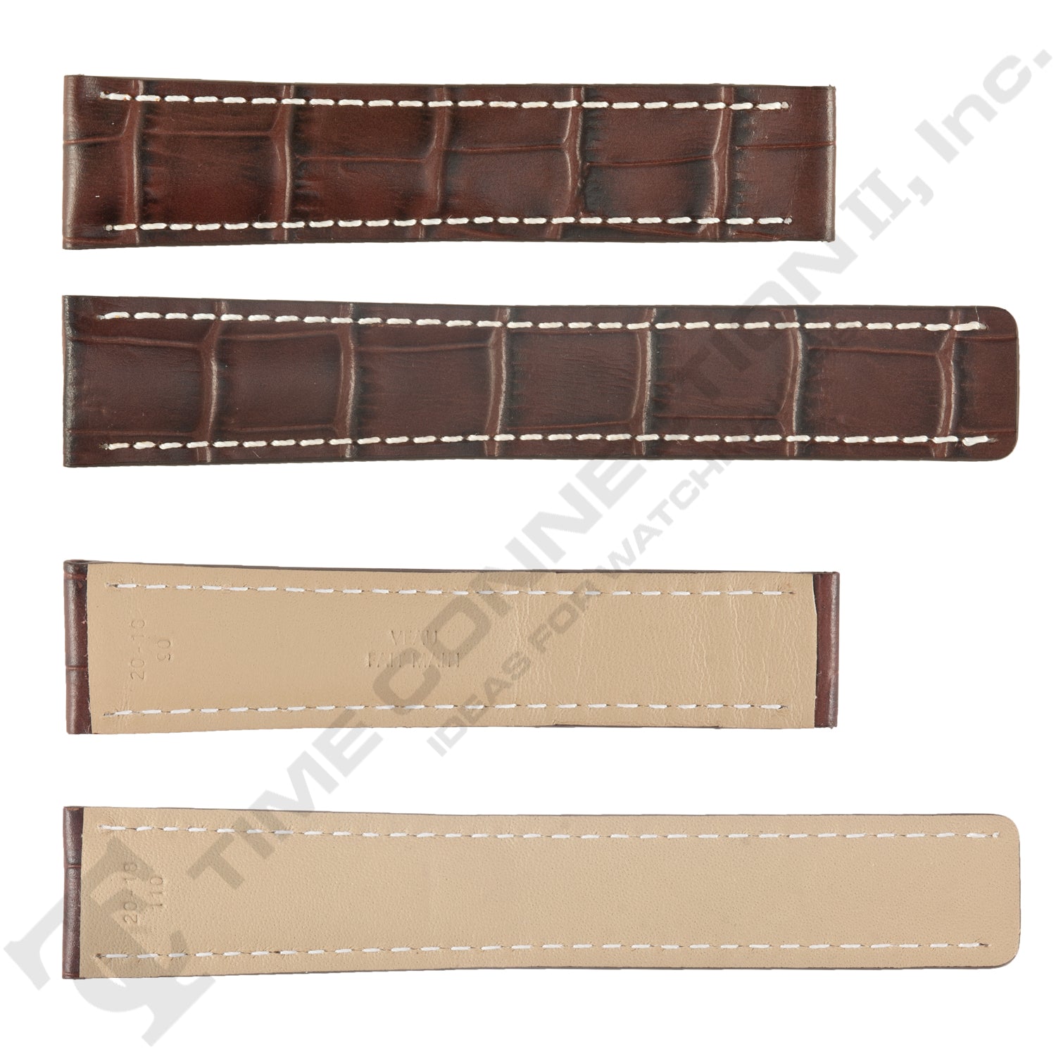 ROCHET ZRC No. 799 Calf Grain to fit Breitling Deployment Buckle Leather Straps (20mm~22mm)