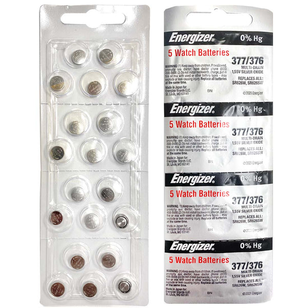377/376 Energizer Watch Battery - Space Savers (SR626SW)