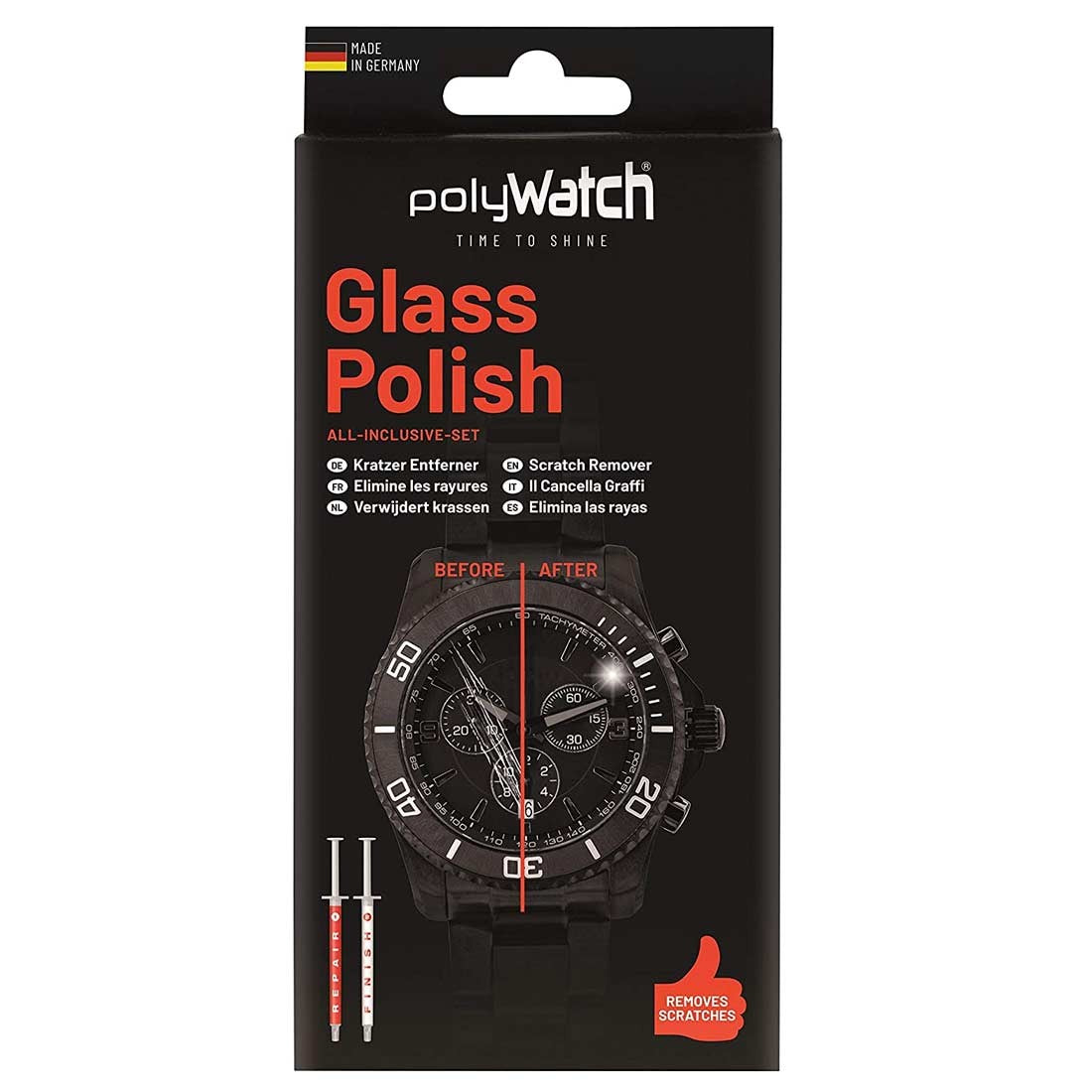 PolyWatch Glass Polish Glass Polish Scratch Remover Watch Glass Scratc